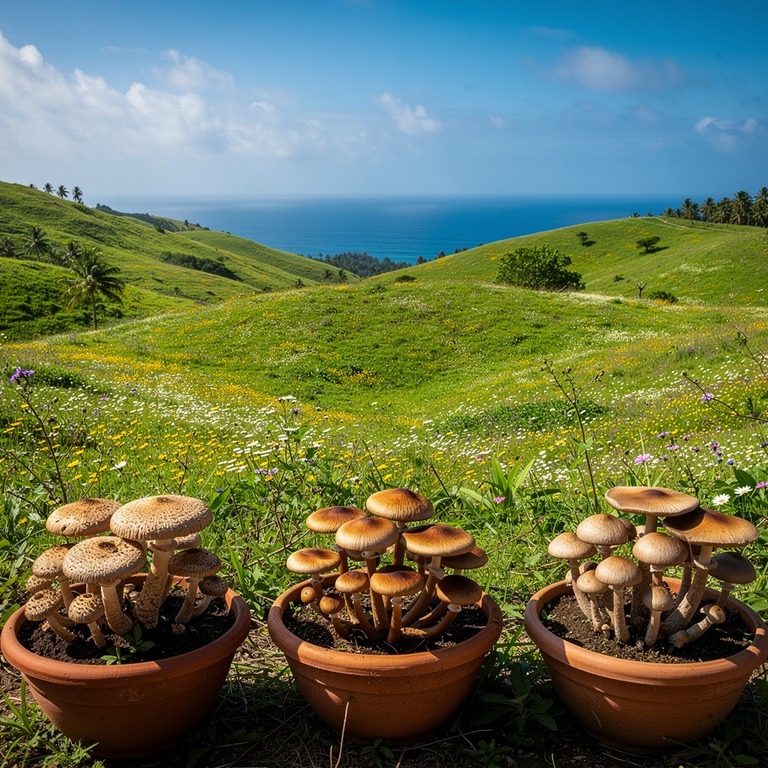 A stunning, panoramic view of a rolling, emerald-green hills... | ShopAyahuascaRetreats