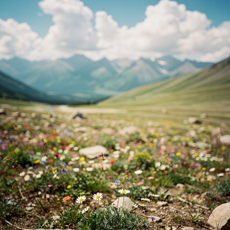 A vast, sweeping valley filled with a diverse array of wildf... | ShopAyahuascaRetreats