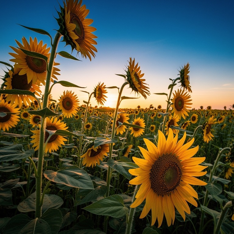 A low-angle, wide-shot photograph of a vast, open field of s... | ShopAyahuascaRetreats