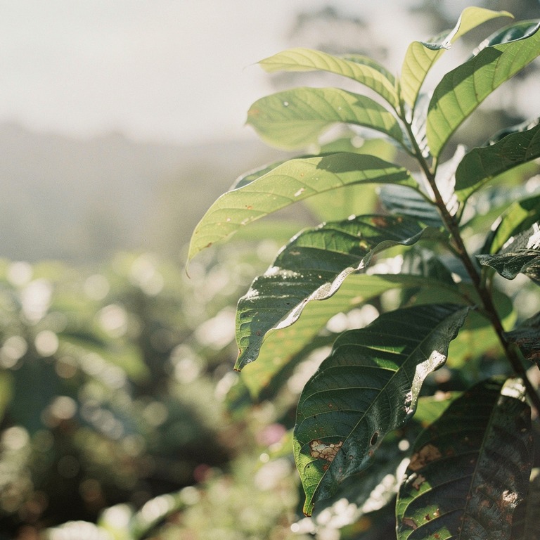 Coca plant leaves in bright morning sunshine, sharp green de... | ShopAyahuascaRetreats