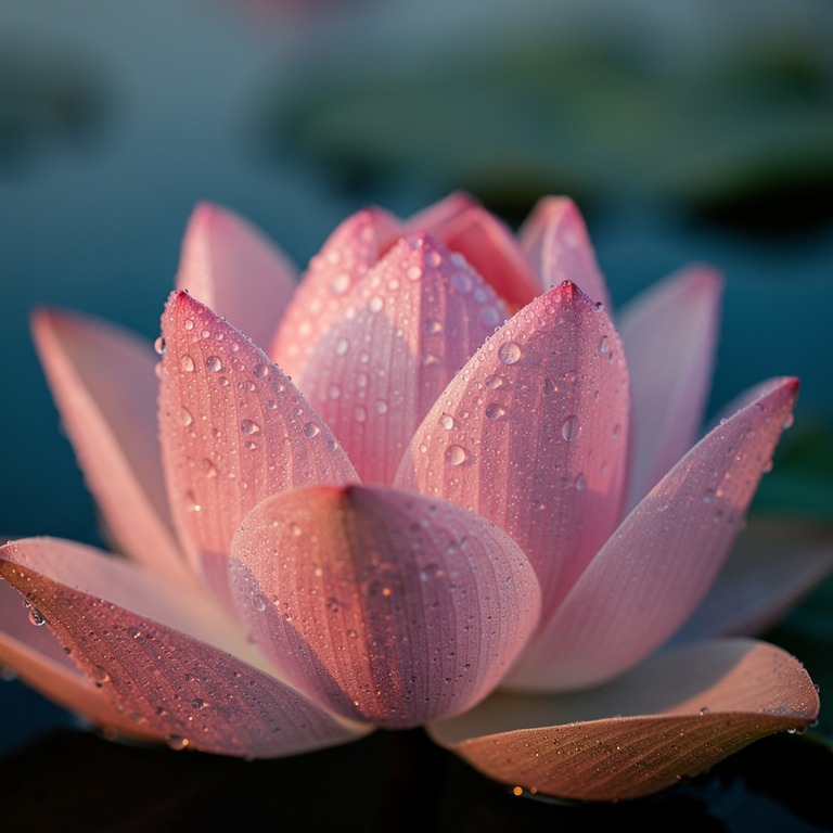 A close-up of a lotus flower blooming on a serene pond surfa... | ShopAyahuascaRetreats