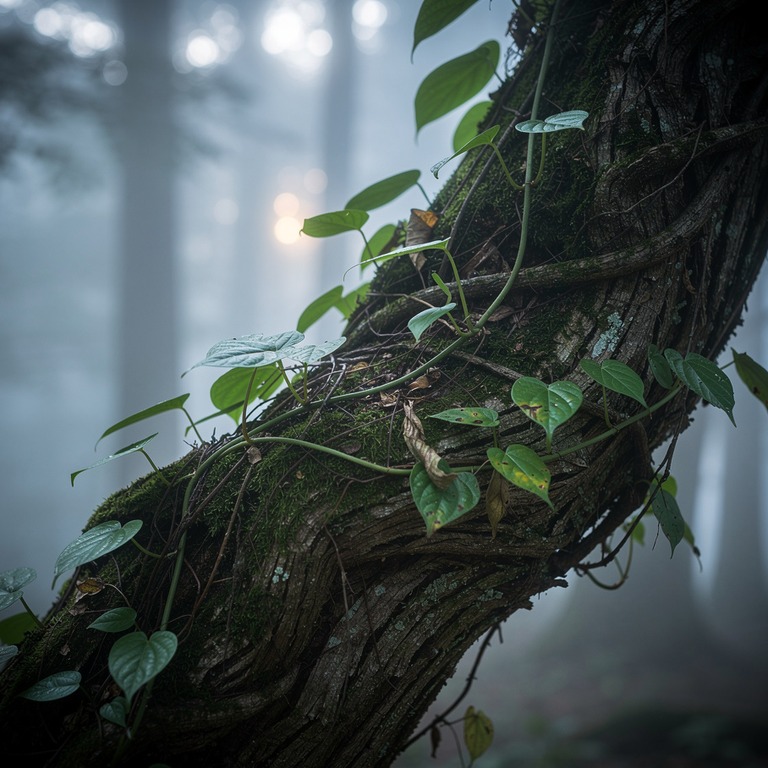 A sprawling vine with tender green leaves and twisting tendr... | ShopAyahuascaRetreats