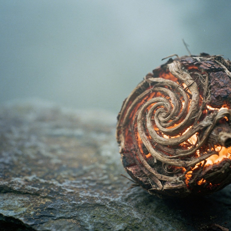 A close-up macro shot of the intricate, swirling patterns on... | ShopAyahuascaRetreats