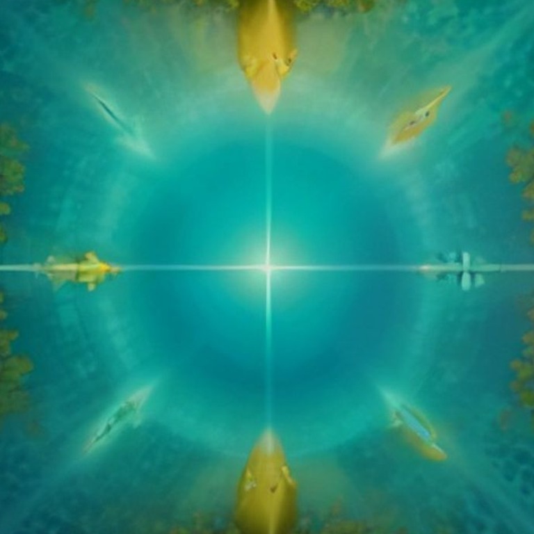 A school of small, colorful fish swimming together in unison... | ShopAyahuascaRetreats
