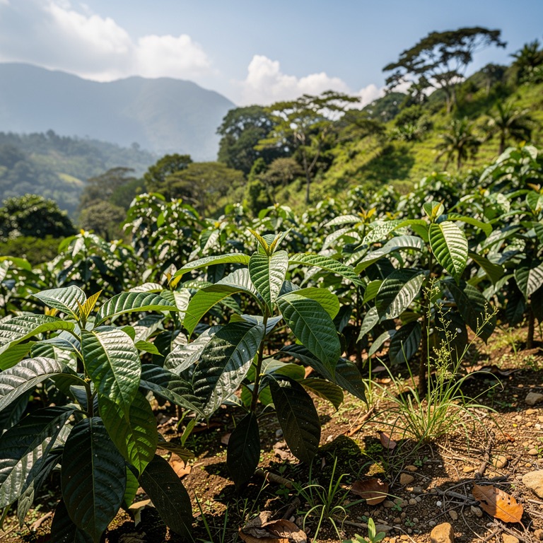 Coca plant leaves in bright morning sunshine, sharp green de... | ShopAyahuascaRetreats