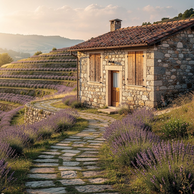 A tranquil stone cottage nestled among terraced hillsides of... | ShopAyahuascaRetreats