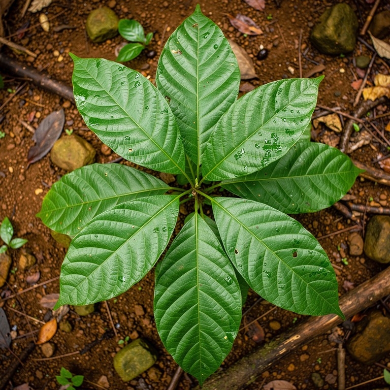 Coca plant leaves in bright morning sunshine, sharp green de... | ShopAyahuascaRetreats