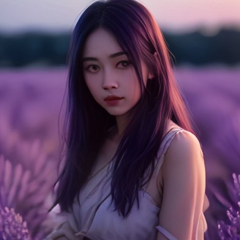 Lavender field at dusk, rows fading into soft purple haze | ShopAyahuascaRetreats