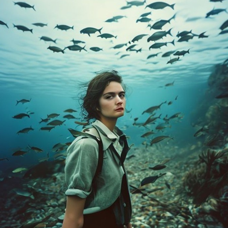 A school of fish swim together in harmony in a calm, shallow... | ShopAyahuascaRetreats
