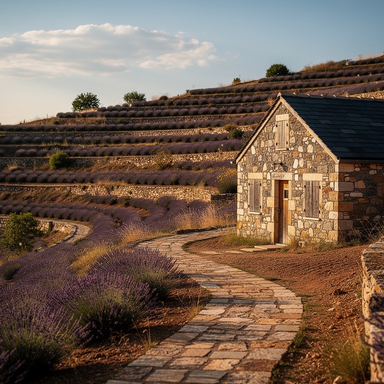 A tranquil stone cottage nestled among terraced hillsides of... | ShopAyahuascaRetreats